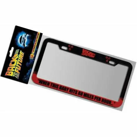 Back To The Future 88 Mph License Plate Frame 1