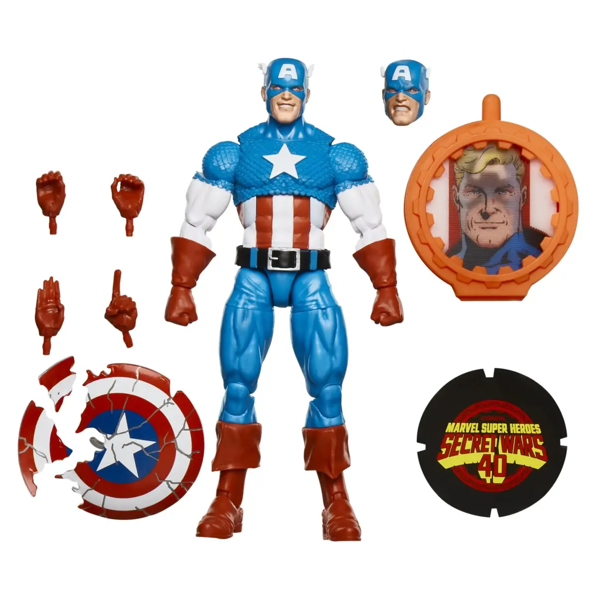 Marvel Legends Captain America, Avengers 6 Inch Action Figure With Shield 1