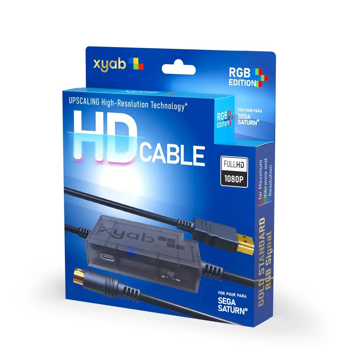 Rgb+ Hd Link Cable For Sega Saturn® 1