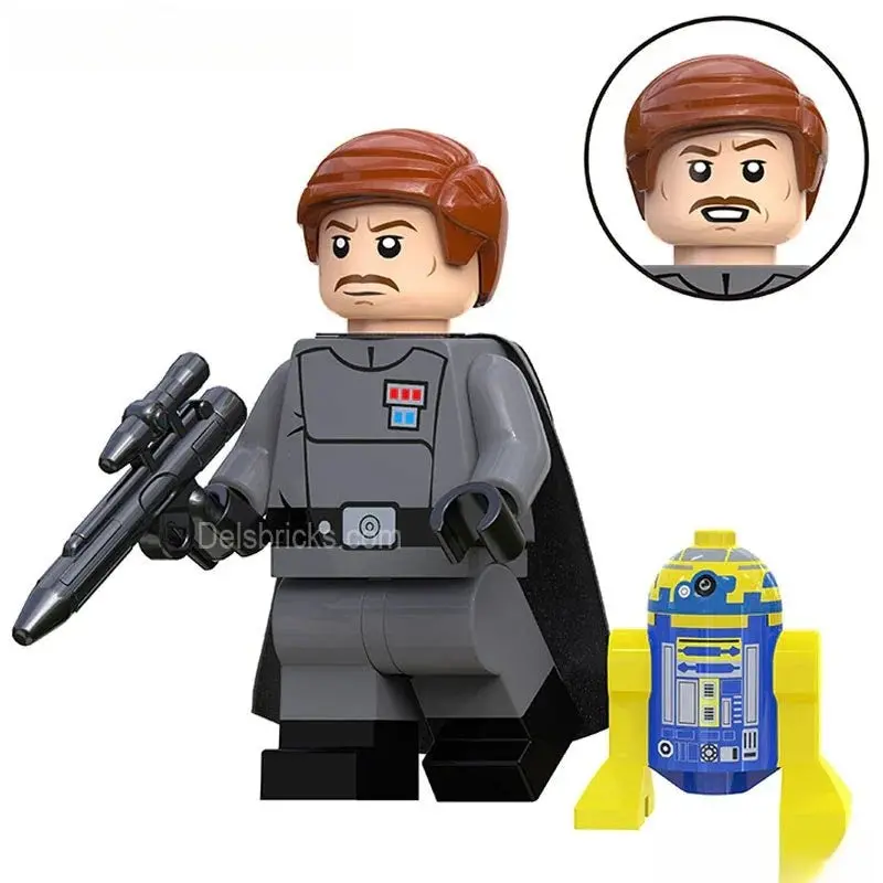 Admiral Wullf Yularen Lego Star Wars Minifigures Custom Toys 1
