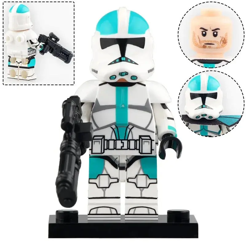Captain Howzer Clone Trooper Lego Star Wars Minifigures Custom Toys 2