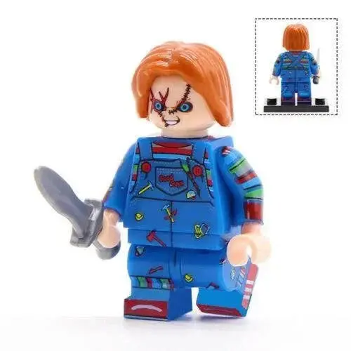 Chucky Child's Play Lego Minifigures Custom Horror Toys 1 2