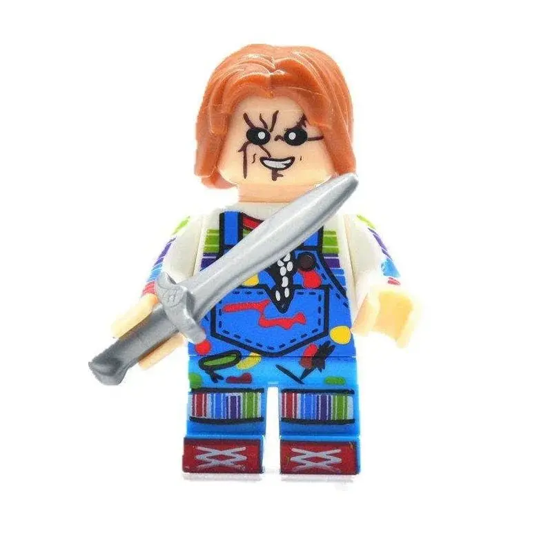 Chucky Child's Playlego Minifigures Custom Horror Toys 2 1