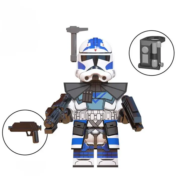 Fives 501St Legion Clone Trooper Star Wars Lego Minifigures Custom Toys 2 1