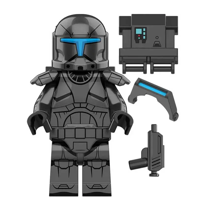 Gray Clone Commandostar Wars Lego Minifigures Custom Toys 1