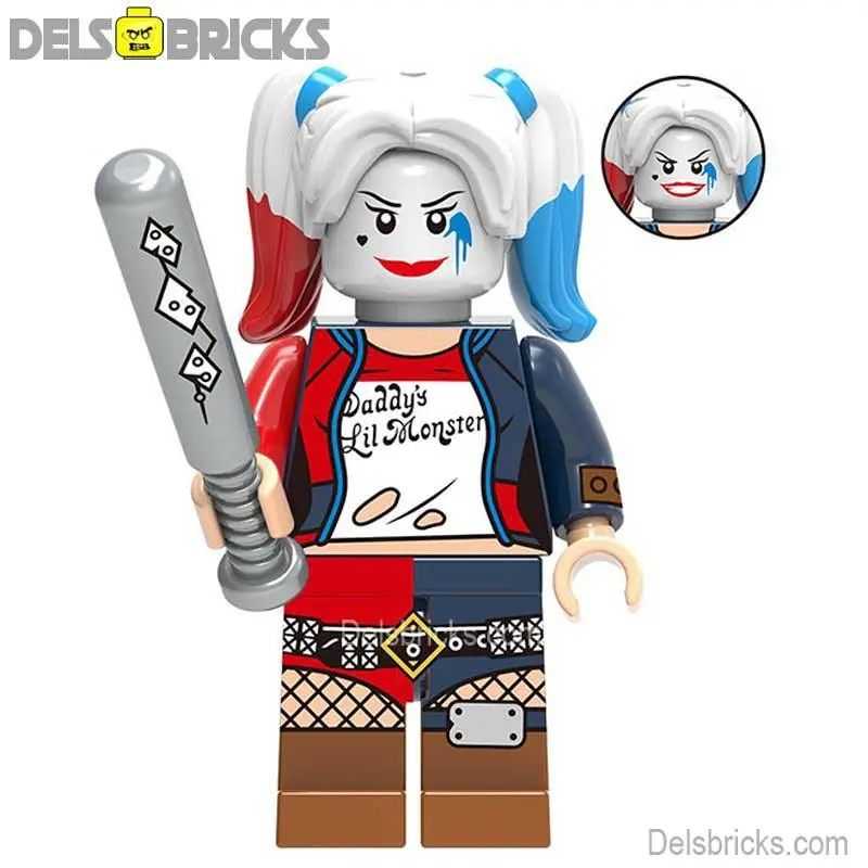 Harley Quinn - Suicide Squad Lego Minifigures Custom Toys 1