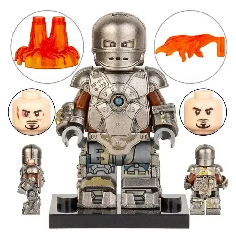 Iron Man Mark 1 First Ironman Suit Lego Minifigures Custom Toys 1 1