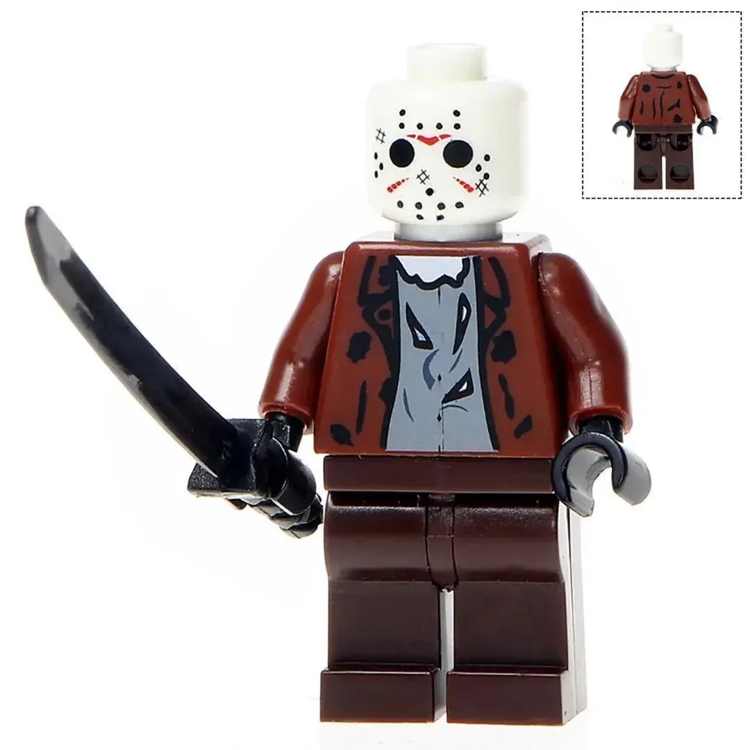 Jason Voorhees Friday The 13Th - Lego Minifigures Custom Horror Toys 2 1