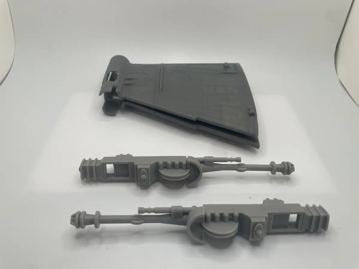 Kenner B-Wing Fighter Top And Bottom & Cannons Set Repro 1