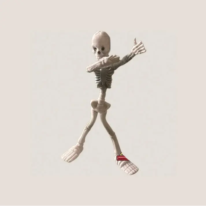 Vintage I Spy Bendable Skeleton Figure — Nos 1980S Poseable Toy 1