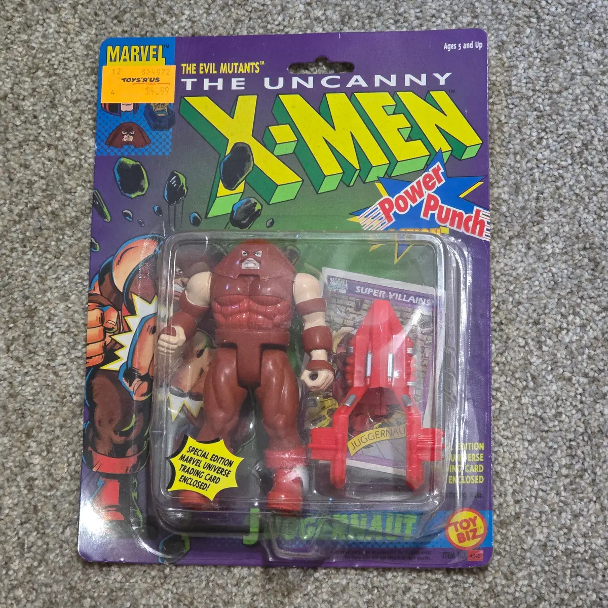 Vintage X-Men Juggernaut Toy Biz Action Figure 1992 Sealed 1