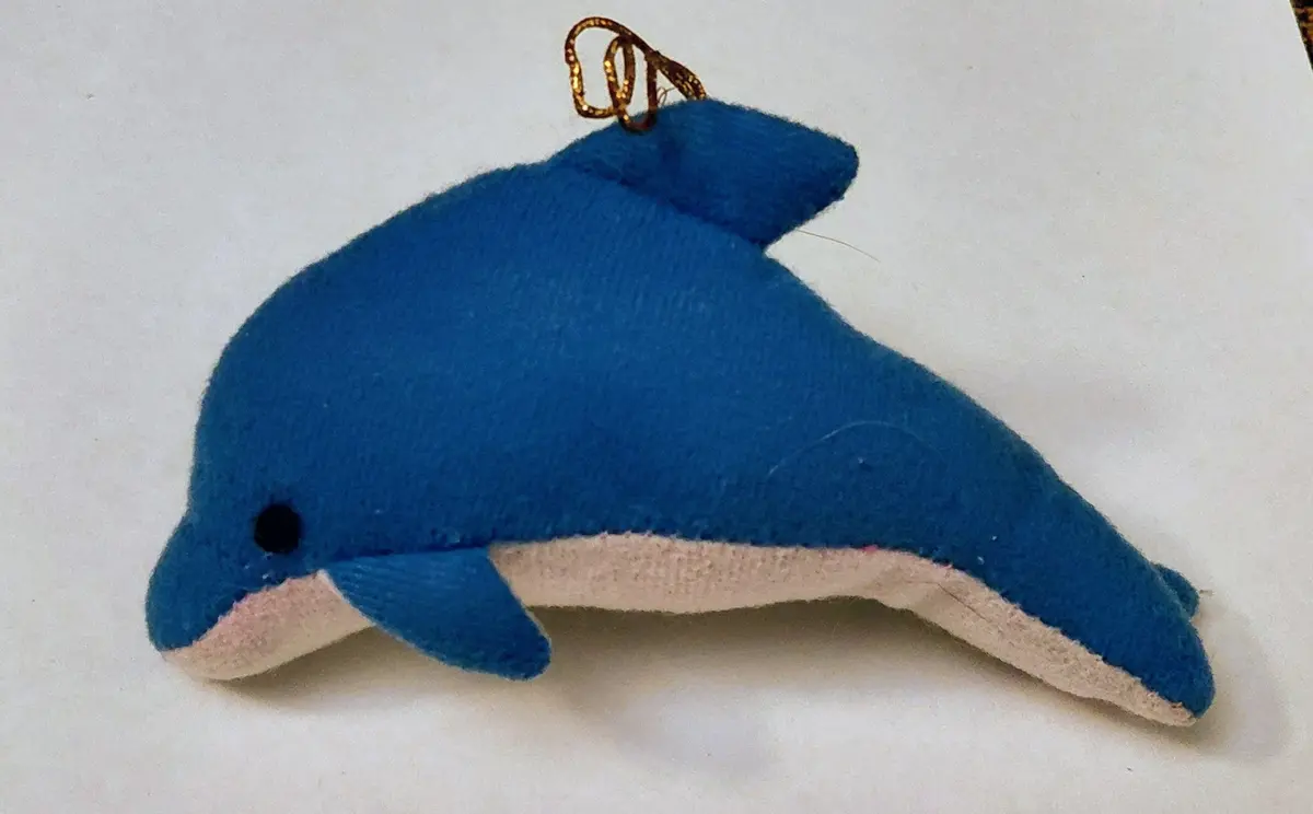 Dollibu Plush Dolphin Ornament 1