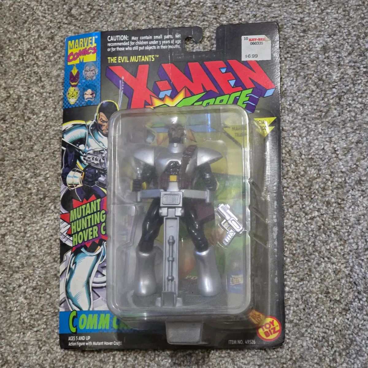 Vintage X-Men Commcast Evil Mutants Hovercraft Action Figure Toy Biz 1994 Moc 1