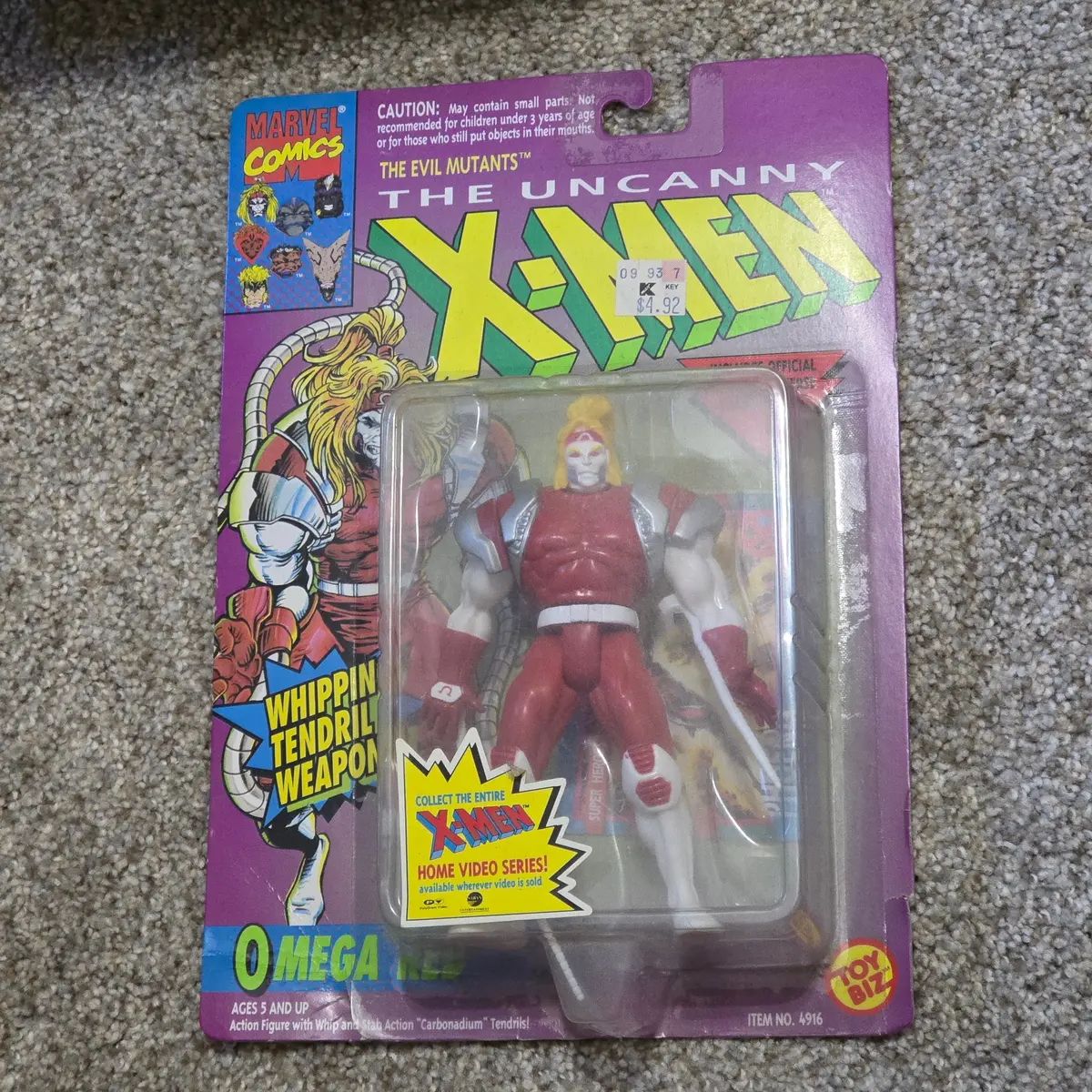 Vintage Omega Red Toy Biz X-Men Action Figure 90S Sealed Carded 1