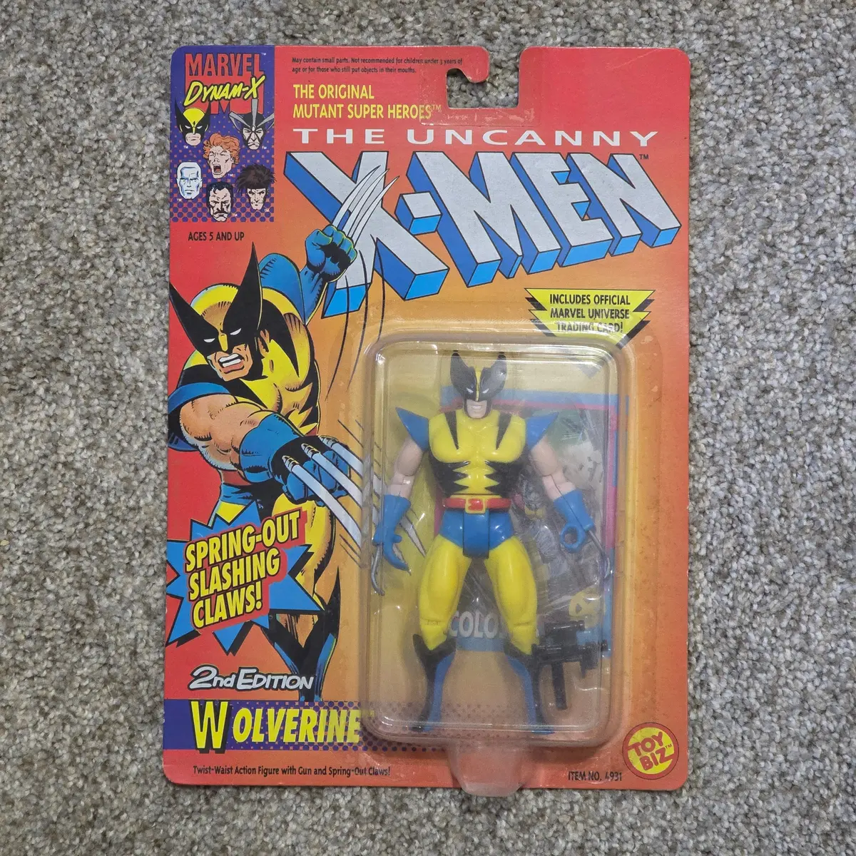 Vintage Wolverine Toy Biz Uncanny X-Men 2Nd Edition Figure Sealed Carded 1