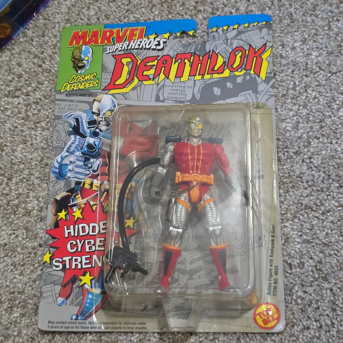 Vintage Deathlok Marvel Super Heroes Toy Biz Figure Moc 90S 1