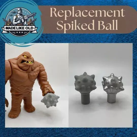 Vintage Clayface Batman The Animated Series 1993 Kenner Repro Spiked Ball 1