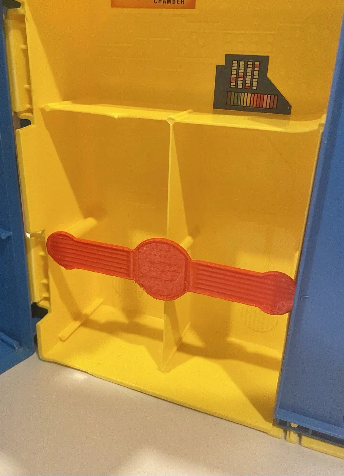 Kenner Super Powers Hall Of Justice Playset Transporter Strap Repro Part 1984 2