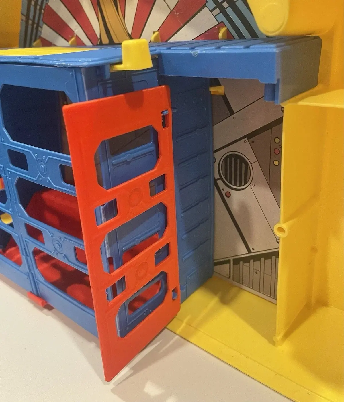 Kenner Super Powers Hall Of Justice Playset Jail Door Repro Part 1984 1