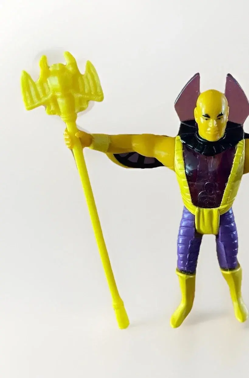 Vintage Kenner Dc Super Powers Golden Pharaoh Staff Repro Part 1985 Replacement 1