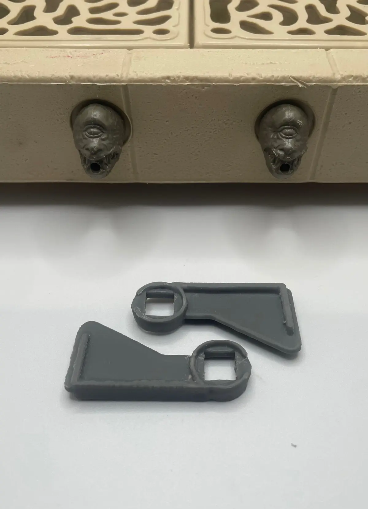 Star Wars Vintage 1983 Jabba The Hutt Playset Gargoyle Hinges Repro Part Kenner 1
