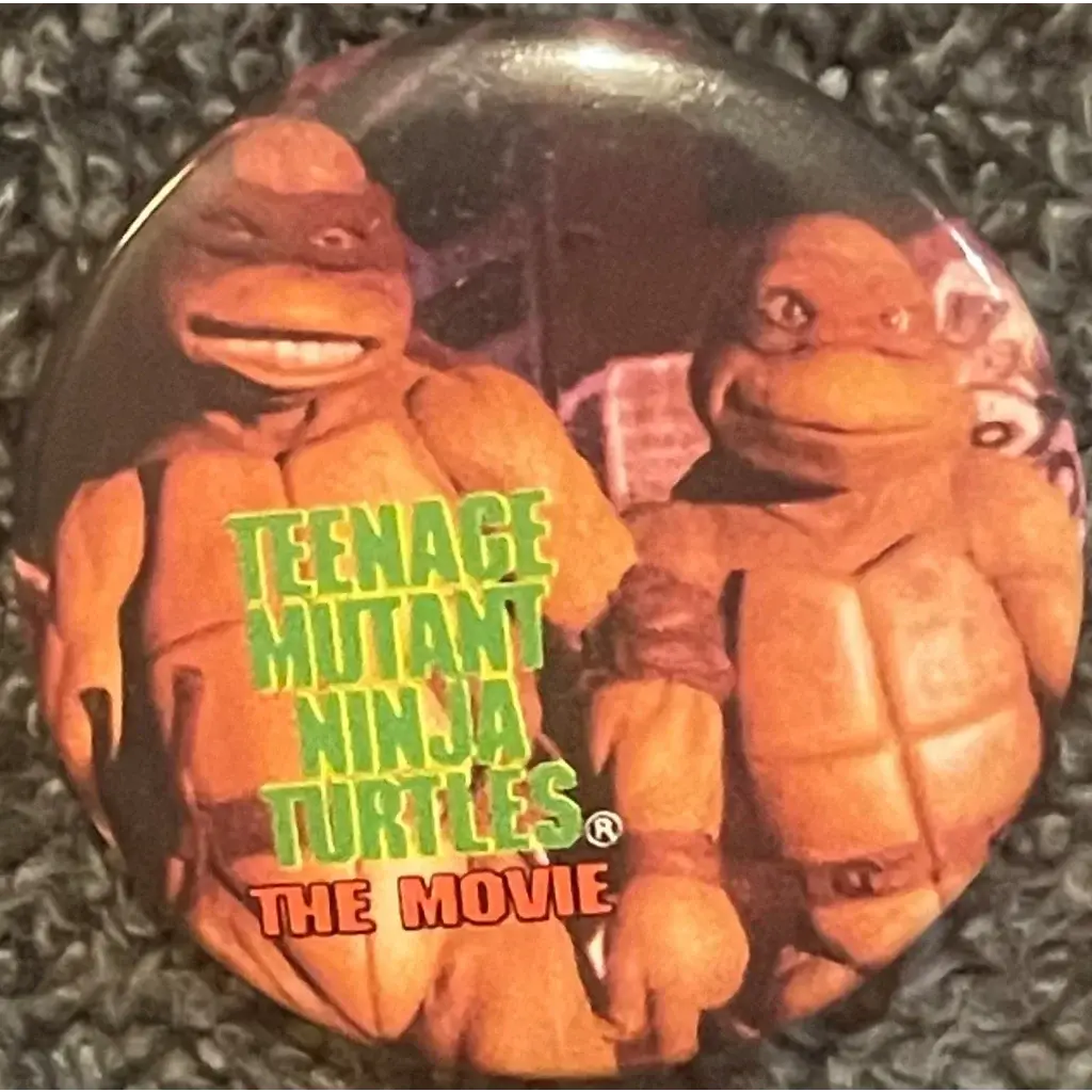 Rare Teenage Mutant Ninja Turtles 1990 Movie Pin Collectible 1