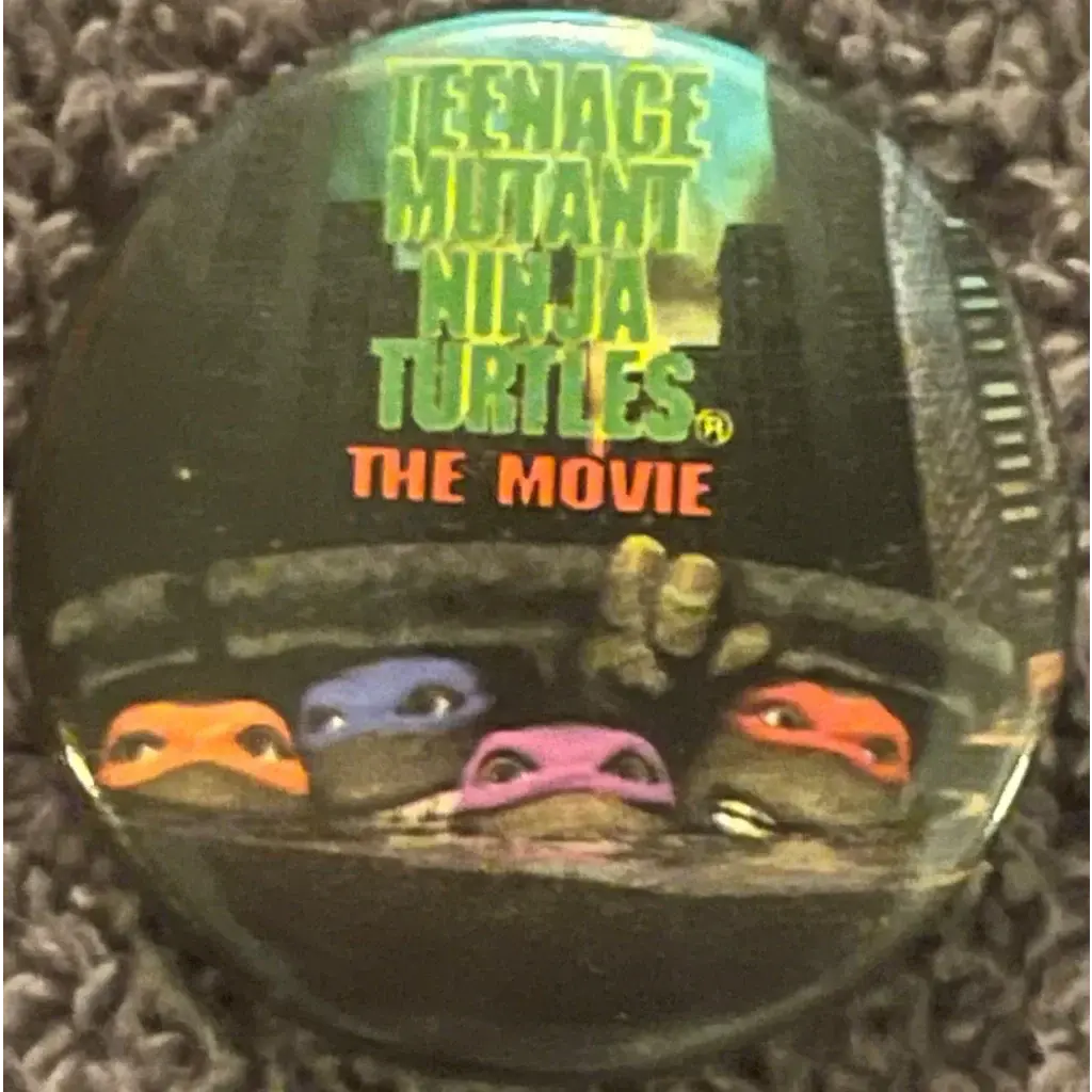 Vintage Teenage Mutant Ninja Turtles Movie Pin Collectible 2