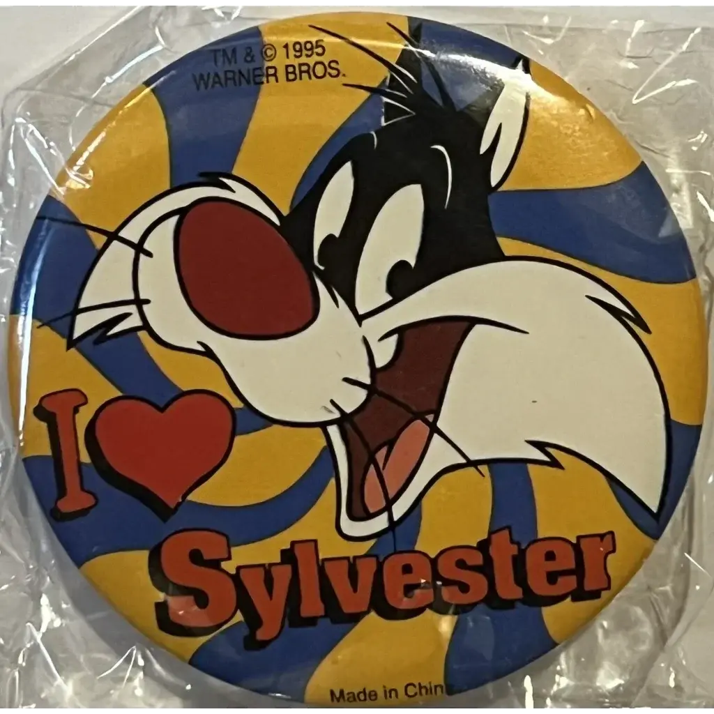 Rare 1995 Sylvester Looney Tunes Pin For Cartoon Collectors 1
