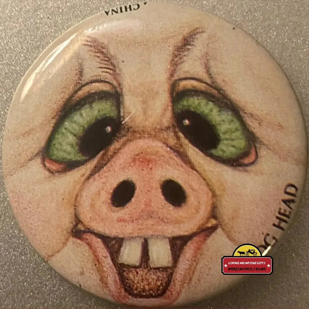 Retro Garbage Pail Kids Hog Head Pin Revives 80S Nostalgia 1