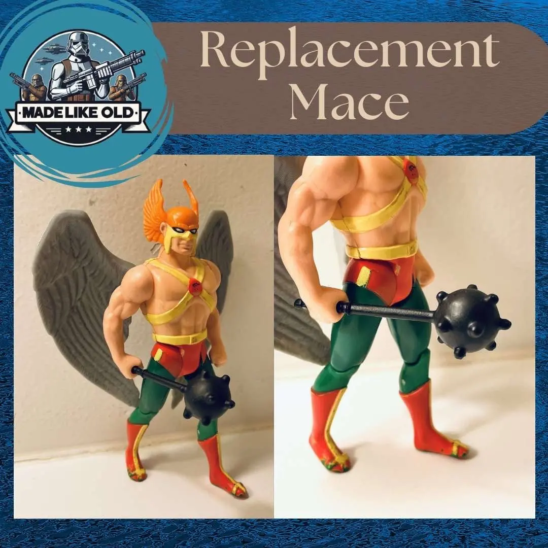 Vintage Kenner Dc Super Powers Hawkman Mace 1984 Repro Part 1985 1986 1