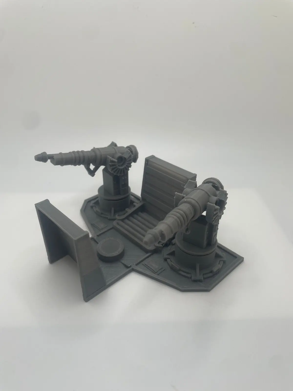 Vintage Star Wars Kenner Rebel Transport Cannons Mount & Base Repro Part 1982 1